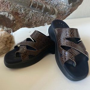 Mephisto Brown Walking Sandals